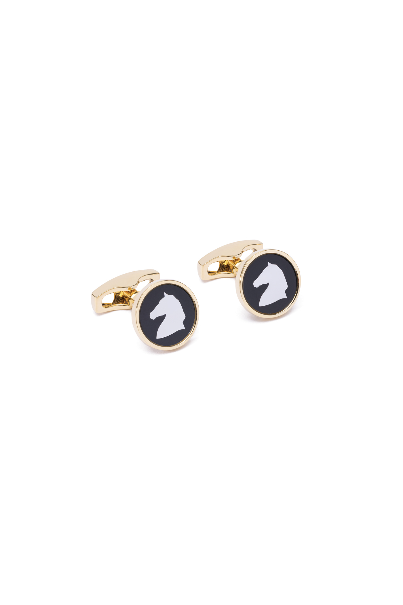 Cufflinks - Round Horsehead