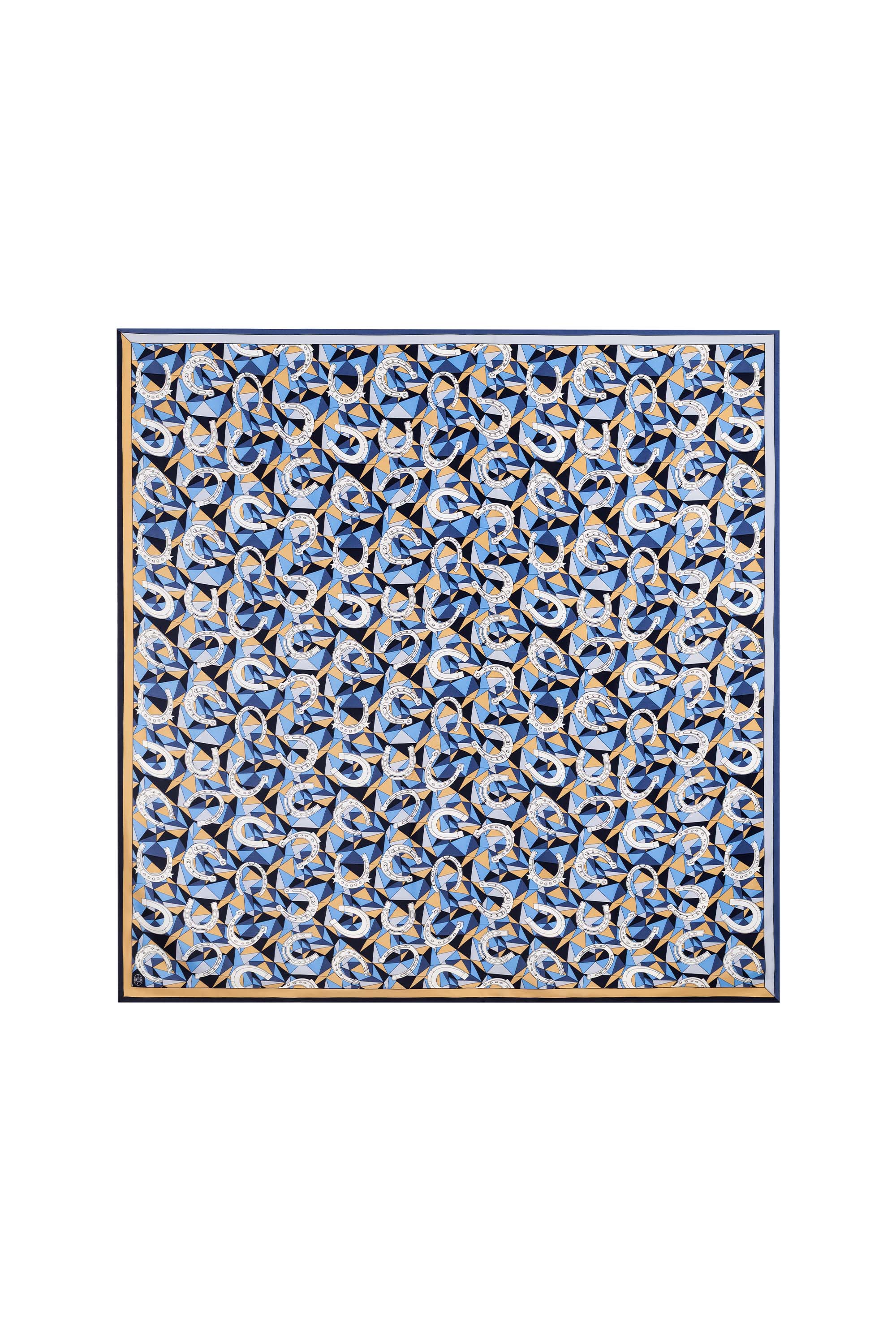 Silk Scarf - Horseshoes