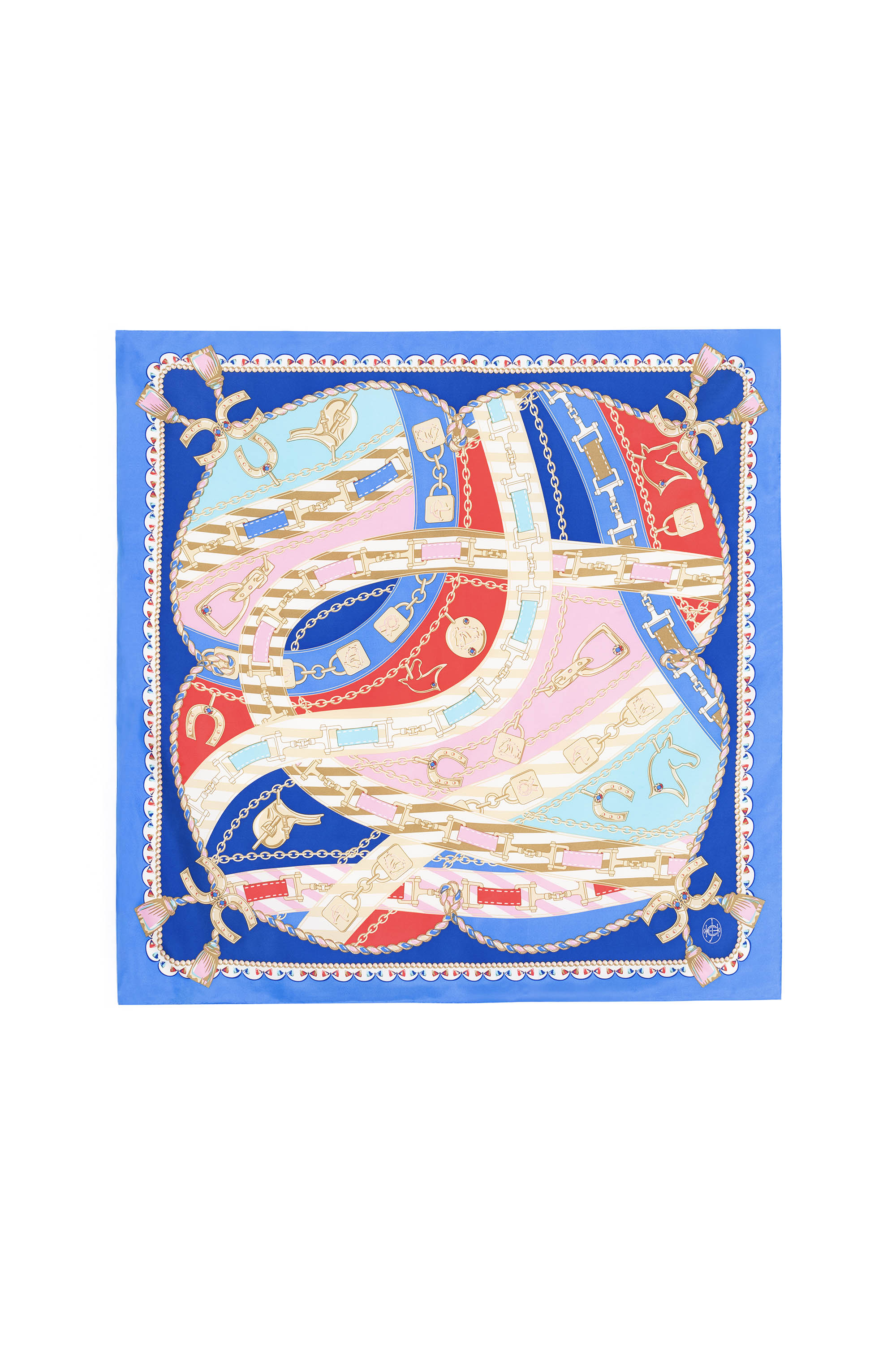Silk Scarf - Chain Link